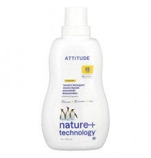 ATTITUDE, Laundry Detergent, Citrus Zest, 35.5 fl oz (1.05 l)