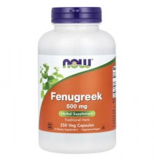 NOW Foods, Fenugreek, 500 mg, 250 Veg Capsules