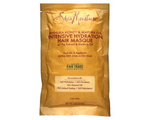 SheaMoisture, Manuka Honey & Mafura Oil Intensive Hydration Hair Masque, 2 oz (57 g)