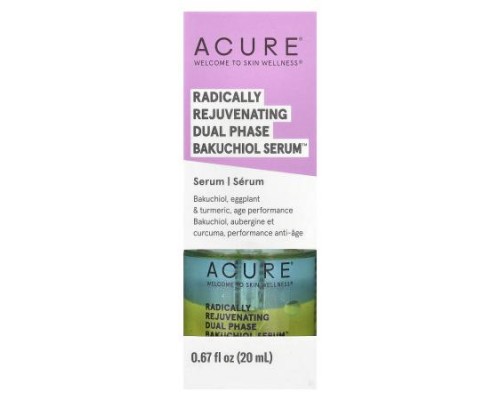 ACURE, Radically Rejuvenating Dual Phase Bakuchiol Serum™, 0.67 fl oz (20 ml)