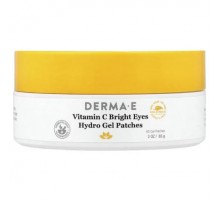 DERMA E, Vitamin C Bright Eyes Hydro Gel Patches, For All Skin Types, 60 Gel Patches