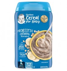 Gerber, Cereal for Baby, 2nd Foods, Probiotic Oatmeal Banana, 8 oz (227 g)