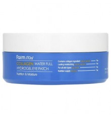 Farmstay, Collagen Water Full Hydrogel Eye Patch, For All Skin Types, 60 Patches