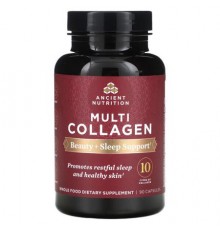 Ancient Nutrition, Multi Collagen, Beauty + Sleep Support, 90 Capsules