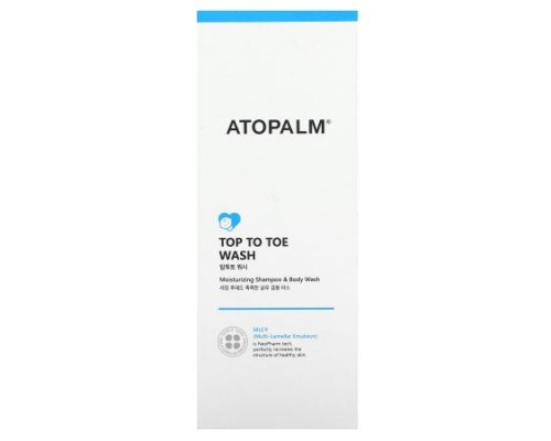 Atopalm, Top to Toe Wash, Moisturizing Shampoo & Body Wash, 10.1 fl oz (300 ml) Atopalm, Top to Toe Wash, Moisturizing Shampoo & Body Wash, 10.1 fl oz (300 ml)