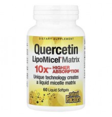 Natural Factors, Quercetin LipoMicel Matrix, 250 mg, 60 Liquid Softgels