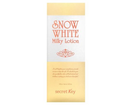 Secret Key, Snow White Milky Lotion, 4.23 oz (120 g) Secret Key, Snow White Milky Lotion, 4.23 oz (120 g)