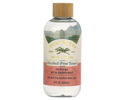 Humphreys, Witch Hazel, Alcohol-Free Toner with Grapefruit, Recharge, 8 fl oz (236 ml) Humphreys, Witch Hazel, Alcohol-Free Toner with Grapefruit, Recharge, 8 fl oz (236 ml)