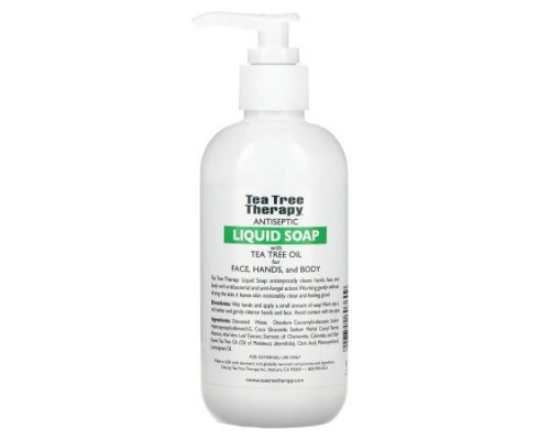 Tea Tree Therapy, Antiseptic Liquid Soap, With Tea Tree Oil, 8 fl oz (236 ml) Tea Tree Therapy, Antiseptic Liquid Soap, With Tea Tree Oil, 8 fl oz (236 ml)