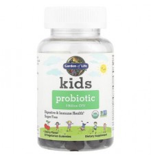 Garden of Life, Kids Probiotic Gummies, Cherry, 3 Billion CFU, 30 Vegetarian Gummies