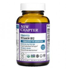 New Chapter, Fermented Vitamin B12, 1,000 mcg, 60 Vegan Tablets