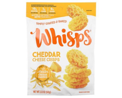 Whisps, Cheese Crisps, Cheddar , 2.12 oz (60 g)