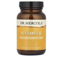Dr. Mercola, Vitamin E, 90 Capsules