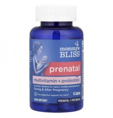 Mommy's Bliss, Prenatal Multivitamin + Probiotics, 45 Capsules