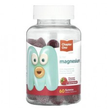 Chapter One, Magnesium Gummies, Raspberry, 60 Gummies (50 mg per Gummy)