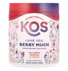 KOS, Love You Berry Much, Energizing Red Juice Blend, Goji Berry Popsicle, 8.78 oz (249 g)