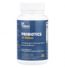 Dr. Tobias, Probiotics, 30 Billion, 30 Delayed Release Capsules