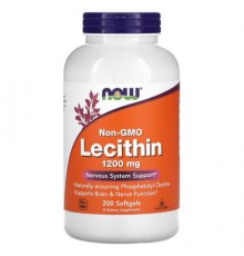 NOW Foods, Non-GMO Lecithin, 1,200 mg, 200 Softgels