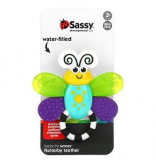 Sassy, Inspire The Senses, Flutterby Teether, 3 + Months, 1 Count