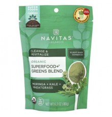 Navitas Organics, Organic Superfood+® Greens Blend, 6.3 oz (180 g)