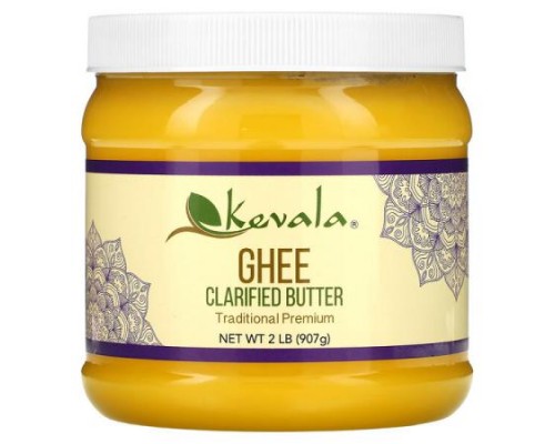 Kevala, Ghee, Clarified Butter, 2 lb (907 g) Kevala, Ghee, Clarified Butter, 2 lb (907 g)