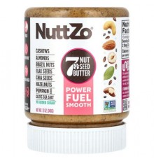 Nuttzo, Power Fuel, 7 Nut & Seed Butter, Smooth, 12 oz (340 g)