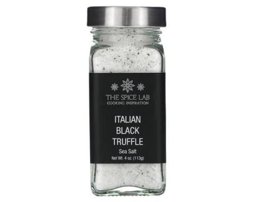 The Spice Lab, Italian Black Truffle, Sea Salt, 4 oz (113 g)