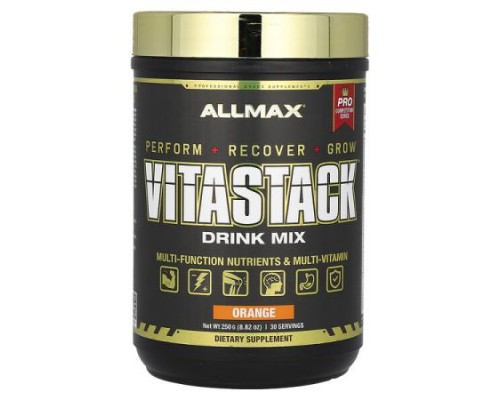 ALLMAX, VITASTACK™, Drink Mix, Orange, 8.82 oz (250 g) ALLMAX, VITASTACK™, Drink Mix, Orange, 8.82 oz (250 g)