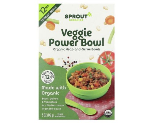 Sprout Organics, Veggie Power Bowl, 12 Months+, 5 oz (142 g)