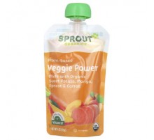 Sprout Organics, Veggie Power, 12 Months & Up, Sweet Potato, Mango, Apricot & Carrot, 4 oz (113 g)