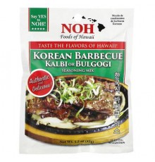 NOH Foods of Hawaii, Korean Barbecue Kalbi or Bulgogi Seasoning Mix, 1.5 oz (42 g)