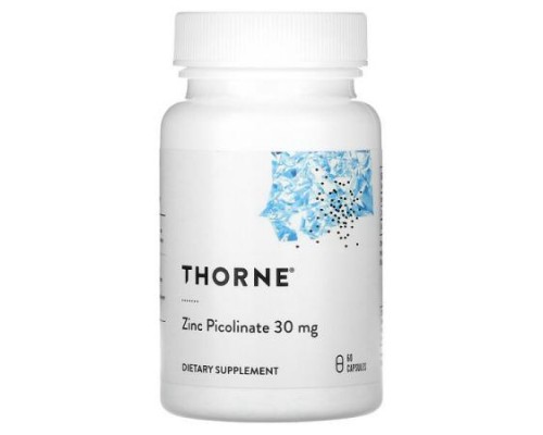 Thorne, Zinc Picolinate, 30 mg, 60 Capsules