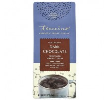 Teeccino, Prebiotic Herbal Coffee, Dark Chocolate, Dark Roast, Caffeine Free, 10 oz (284 g)