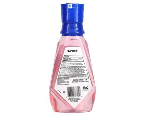 Crest, Kid's, Anticavity Fluoride Rinse, Bubblegum Rush, Alcohol Free, 16.9 fl oz (500 ml) Crest, Kid's, Anticavity Fluoride Rinse, Bubblegum Rush, Alcohol Free, 16.9 fl oz (500 ml)