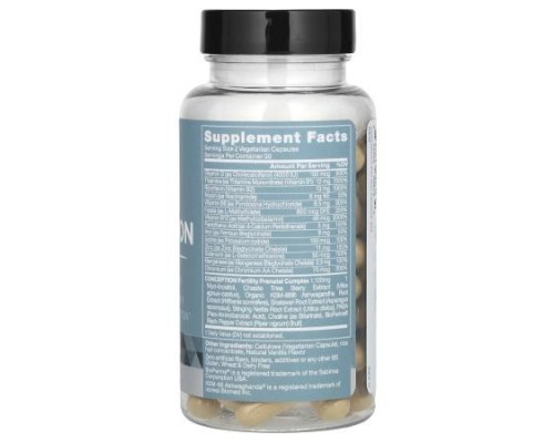 Eu Natural, Conception For Her, Fertility Aid & Multi, 60 Vegetarian Capsules Eu Natural, Conception For Her, Fertility Aid & Multi, 60 Vegetarian Capsules
