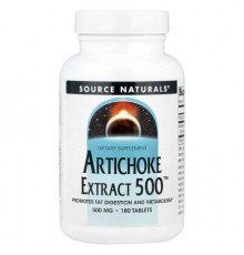 Source Naturals, Artichoke Extract 500™, 180 Tablets