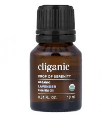 Cliganic, Organic Essential Oil, Lavender, 0.34 fl oz (10 ml)