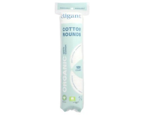 Cliganic, Organic Cotton Rounds, 100 Count Cliganic, Organic Cotton Rounds, 100 Count