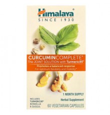 Himalaya, Curcumin Complete, 60 Vegetarian Capsules
