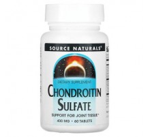 Source Naturals, Chondroitin Sulfate, 400 mg, 60 Tablets