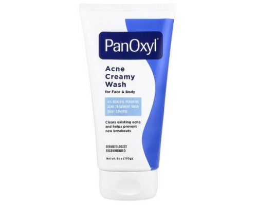 PanOxyl, Acne Creamy Wash, For Face & Body , 6 oz (170 g)