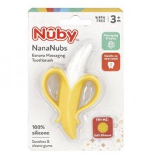 Nuby, NanaNubs Banana Massaging Toothbrush, 3+ Months, 1 Brush