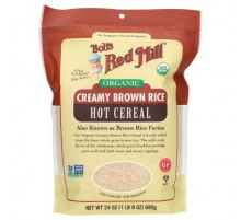 Bob's Red Mill, Organic Creamy Brown Rice, Hot Cereal, 24 oz (680 g)