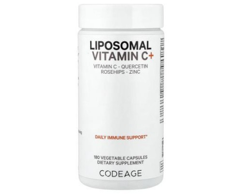 Codeage, Liposomal Vitamin C+, 180 Vegetable Capsules
