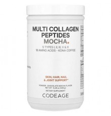 Codeage, Multi Collagen Peptides Powder, Chocolate Mocha, 14.39 oz (408 g)