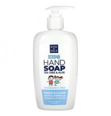 Kiss My Face, Kids Tea Tree & Aloe Hand Soap, Fragrance Free, 9 fl oz (266 ml)