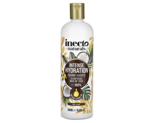 Inecto, Intense Hydration, Coconut Shampoo, 16.9 fl oz (500 ml)