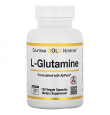 California Gold Nutrition, L-Glutamine, AjiPure, 120 Veggie Capsules (500 mg per Capsule)