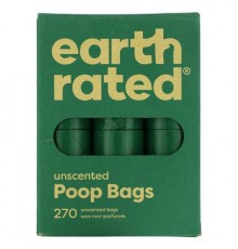Earth Rated, Dog Poop Bags, Unscented, 270 Bags