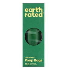 Earth Rated, Dog Waste Bags, Unscented, 300 Bags